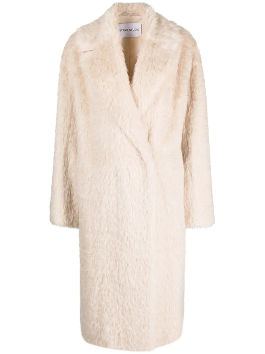 Long Faux-Fur Coat