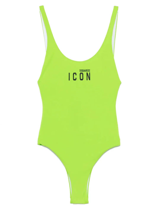 Logo-Print Swimsuit