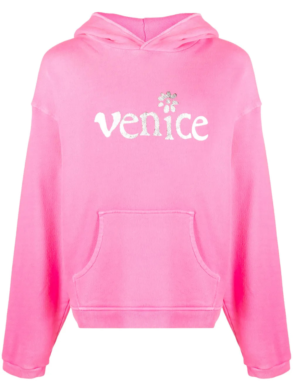 Venice-Print Cotton Hoodie