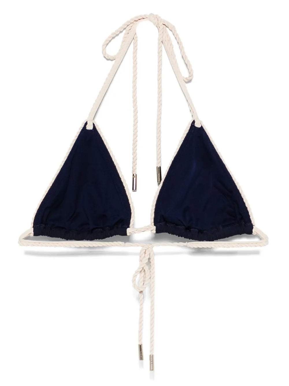 Monogram Triangle Bikini Top