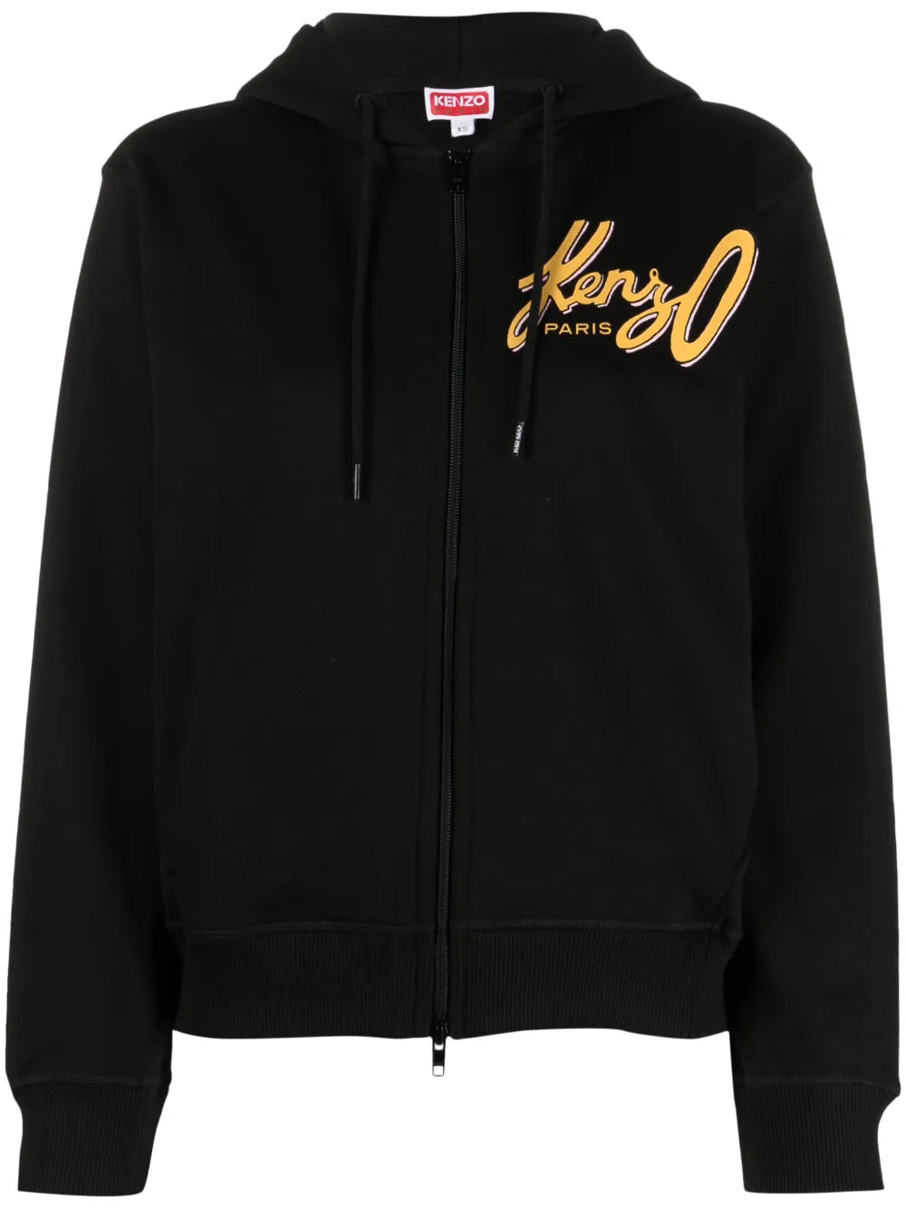 Logo-Print Zip-Up Hoodie