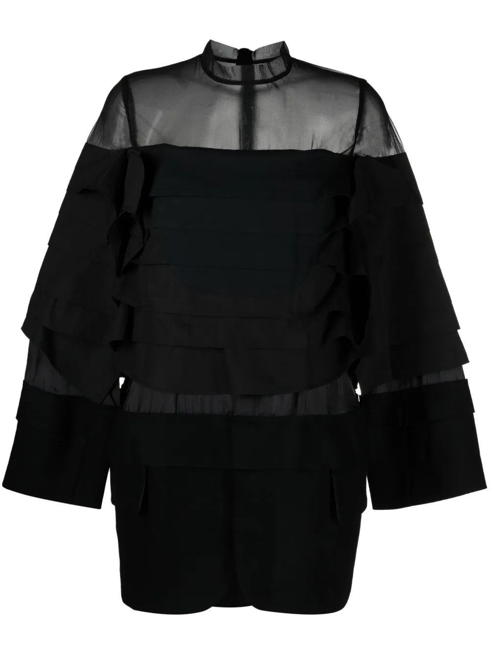 Layered-Effect Panelled Minidress