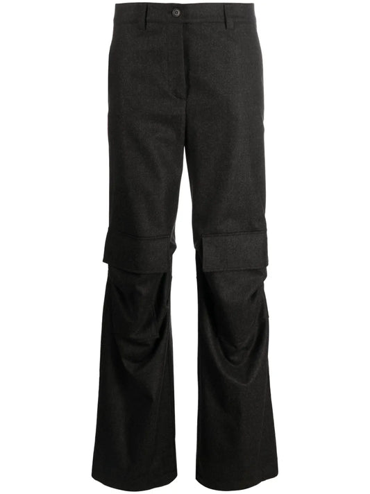 Straight-Leg Cargo Trousers