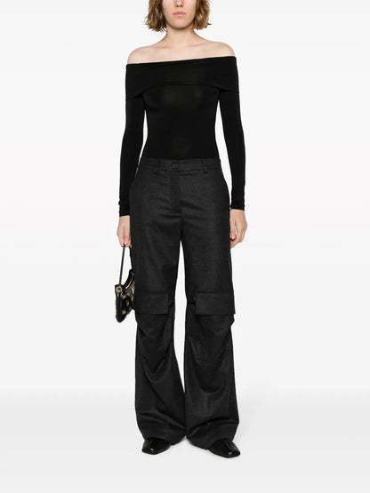 Straight-Leg Cargo Trousers