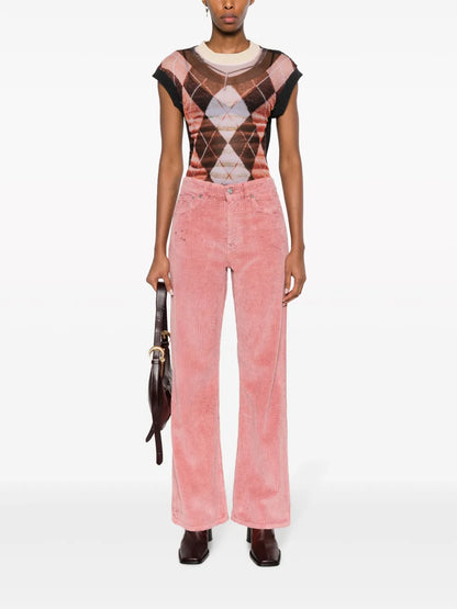 Corduroy Flared Trousers