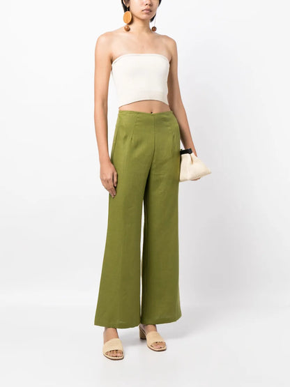 Ottavio Linen Flared Trousers