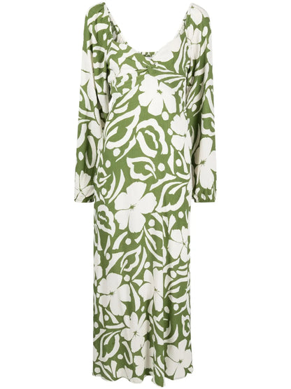 Ondina Floral-Print Midi Dress