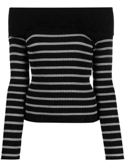 Striped Virgin-Wool Jumper
