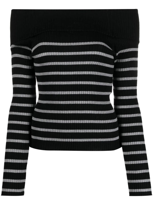 Striped Virgin-Wool Jumper