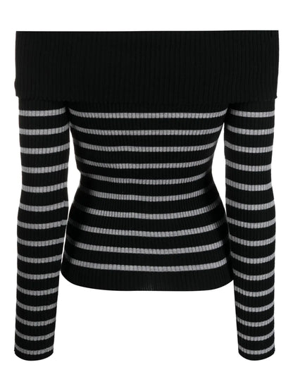 Striped Virgin-Wool Jumper