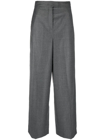 Palazzo Wool Trousers