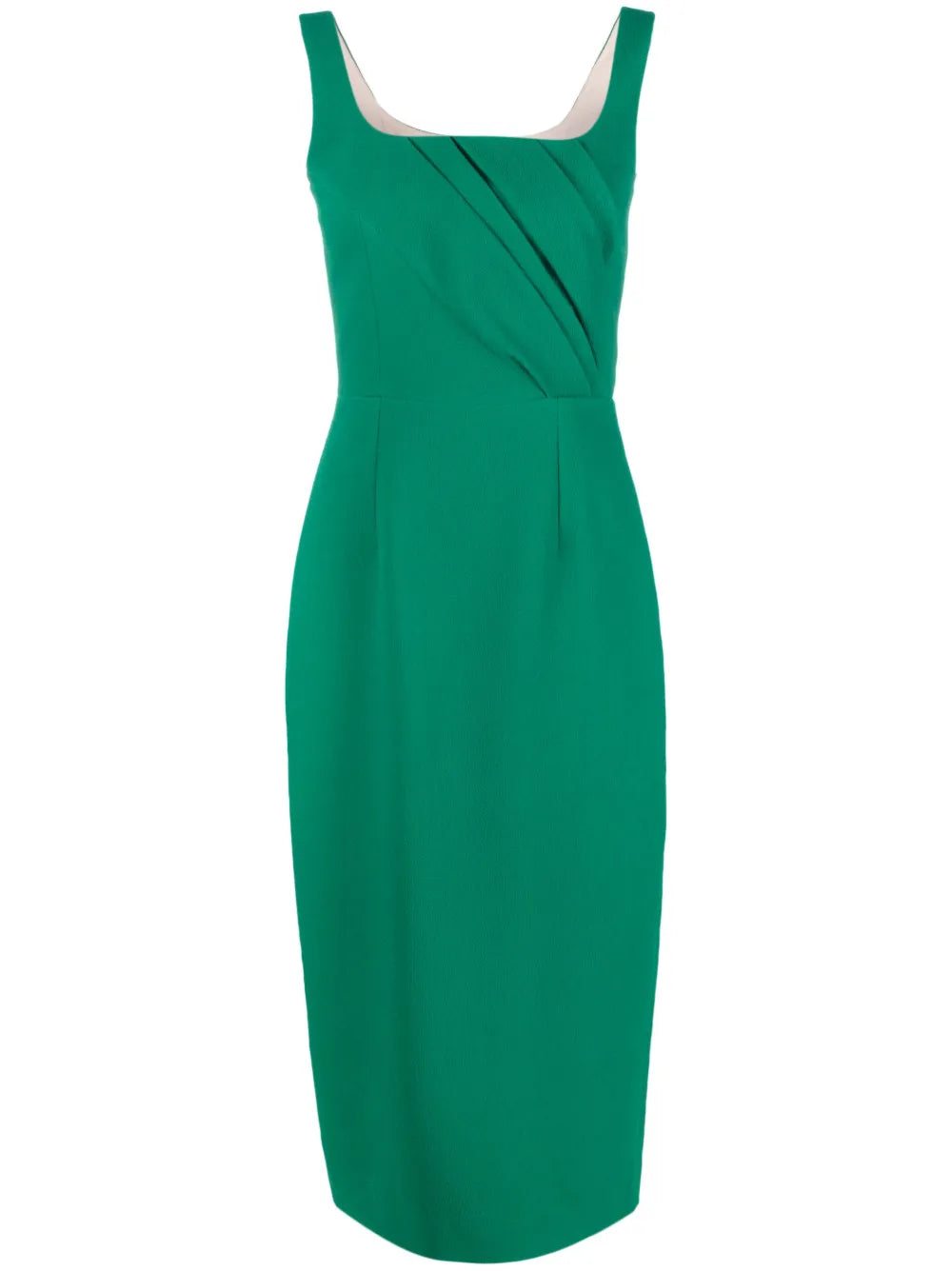 Arina Rear-Slit Draped Dress