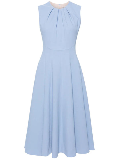 Marlen Crepe Midi Dress