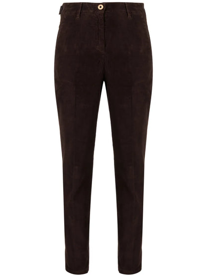 Corduroy Tapered-Leg Trousers