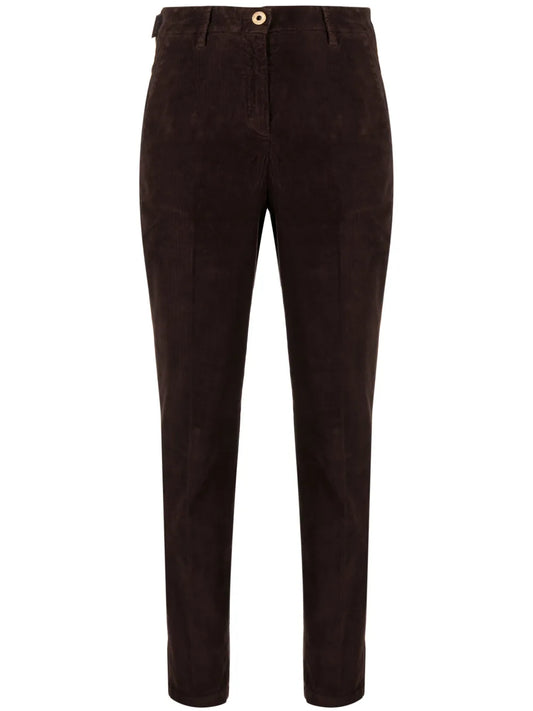 Corduroy Tapered-Leg Trousers