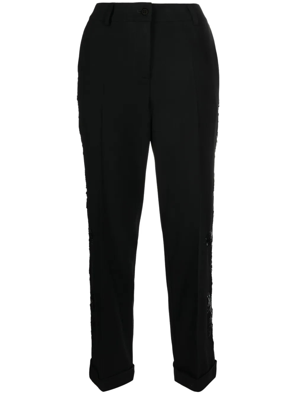 Sequin-Detail Tapered-Leg Trousers