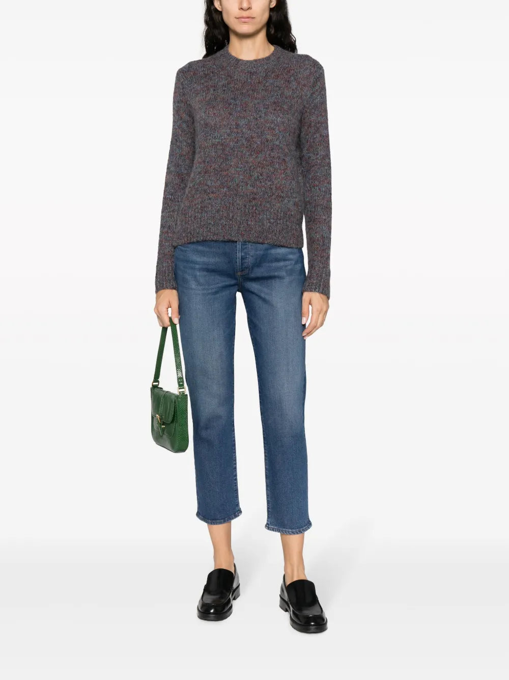 Slim-Cut Cropped-Leg Jeans