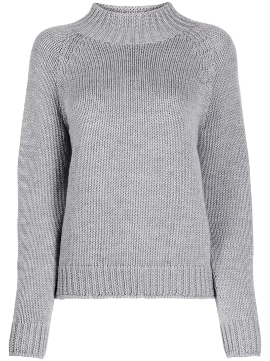 Mock-Neck Merino-Wool Jumper