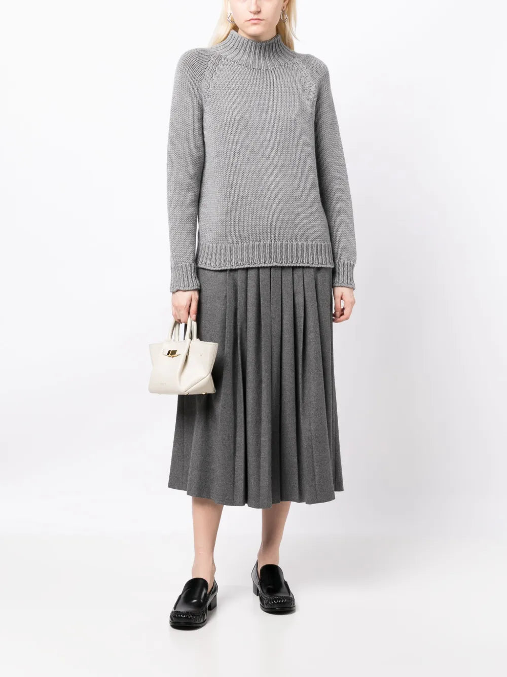 Mock-Neck Merino-Wool Jumper