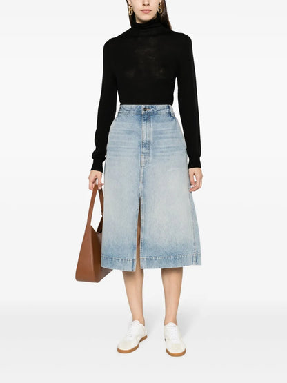 Rool-Neck Wool Jumper