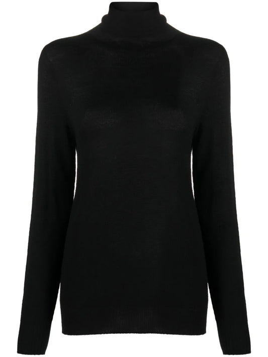 Rool-Neck Wool Jumper