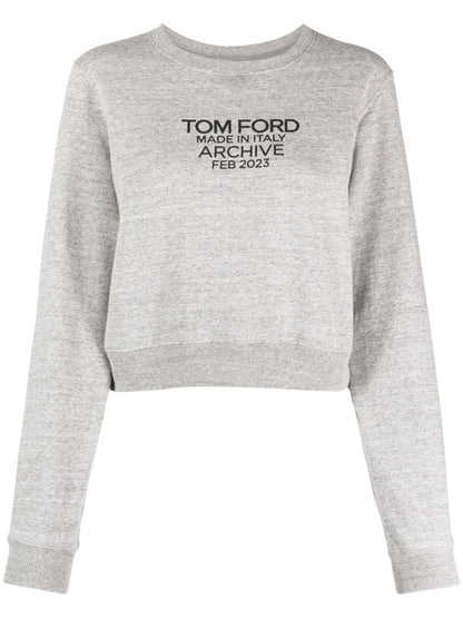 Logo-Print Cotton Sweatshirt