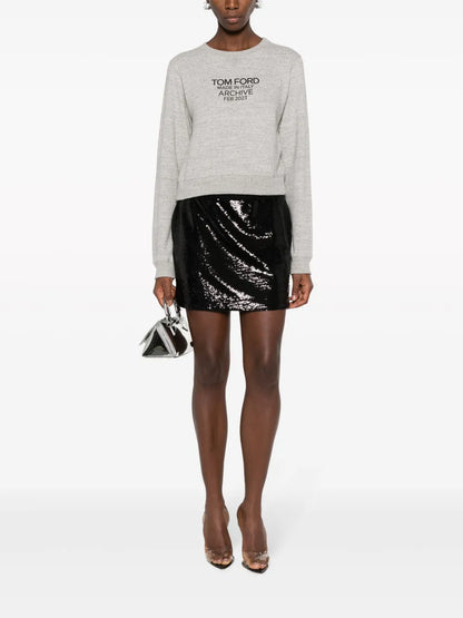Logo-Print Cotton Sweatshirt