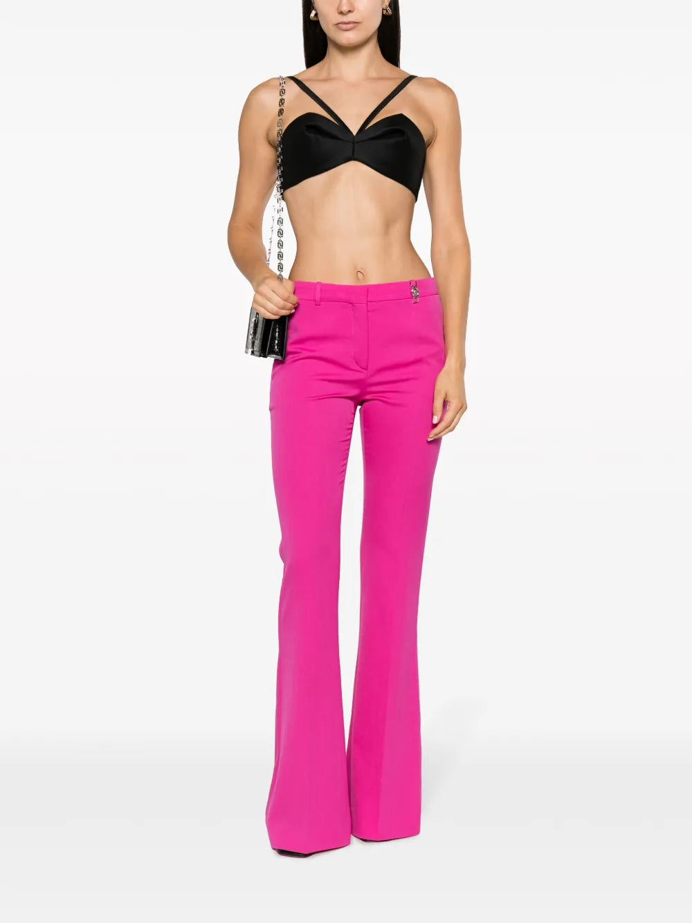Gathered Bustier Crop Top