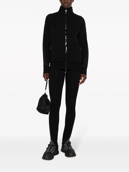 Logo-Embroidered High-Neck Jacket