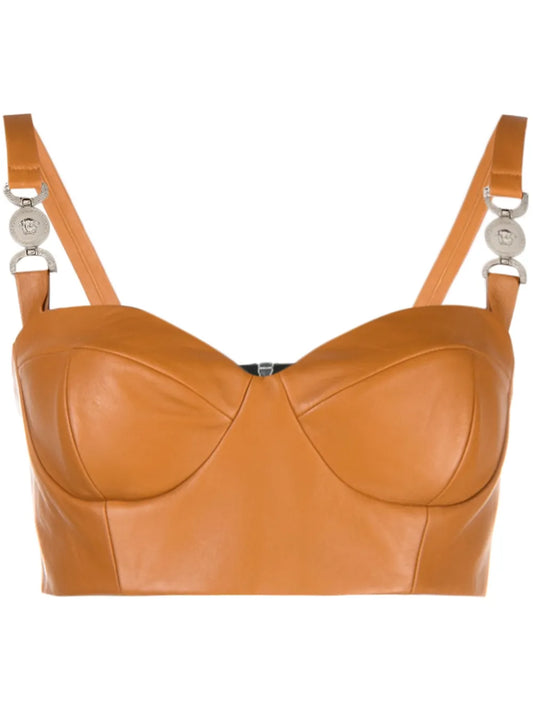 Medusa '95 Leather Bustier Top