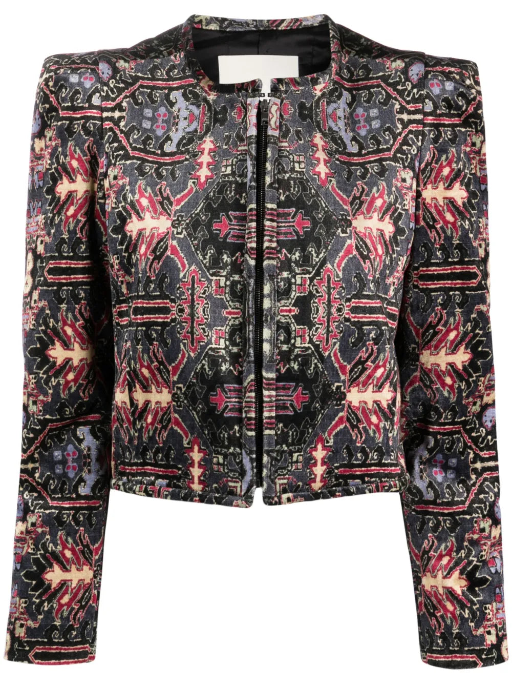 Valian Graphic-Print Cropped Jacket