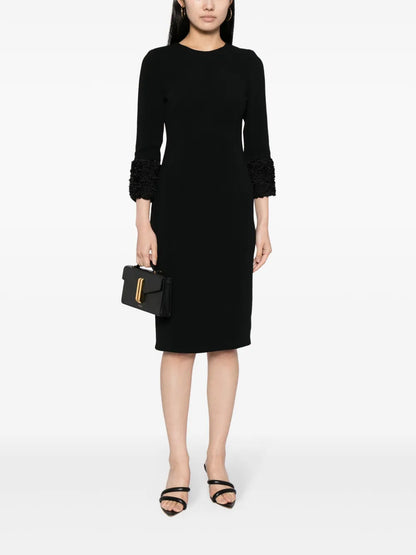 Sienna Petal-Trim Dress