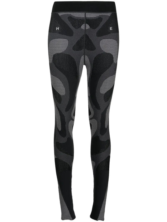 Mid-Rise Contrasting Waistband Legging