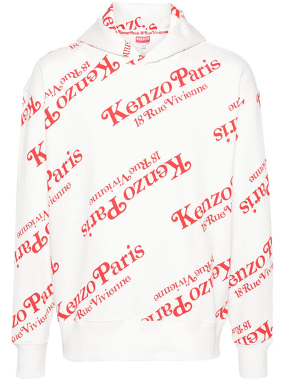 Monogram-Pattern Hoodie