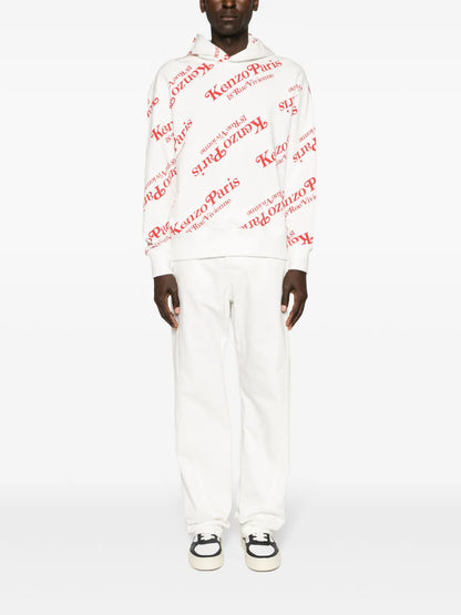Monogram-Pattern Hoodie