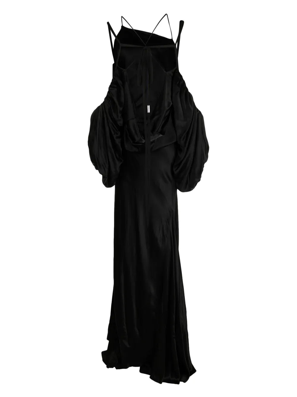Draped Asymmetric Gown