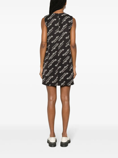 Monogram-Pattern Minidress