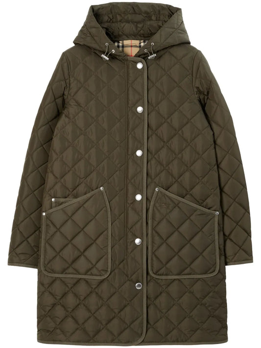 Quilted Hooded Coat