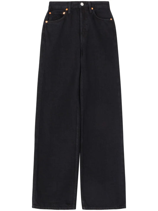 High-Rise Wide-Leg Jeans
