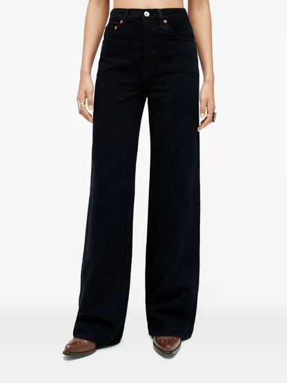 High-Rise Wide-Leg Jeans
