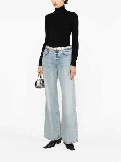 Cut-Out Merino-Wool Jumper