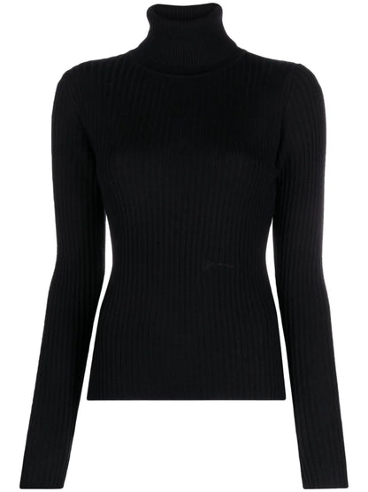 Cut-Out Merino-Wool Jumper