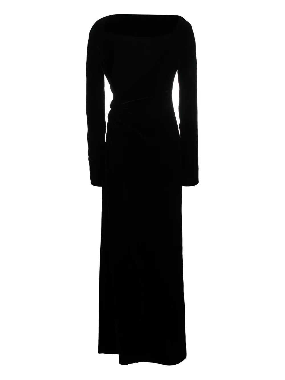 Boat-Neck Maxi Dress