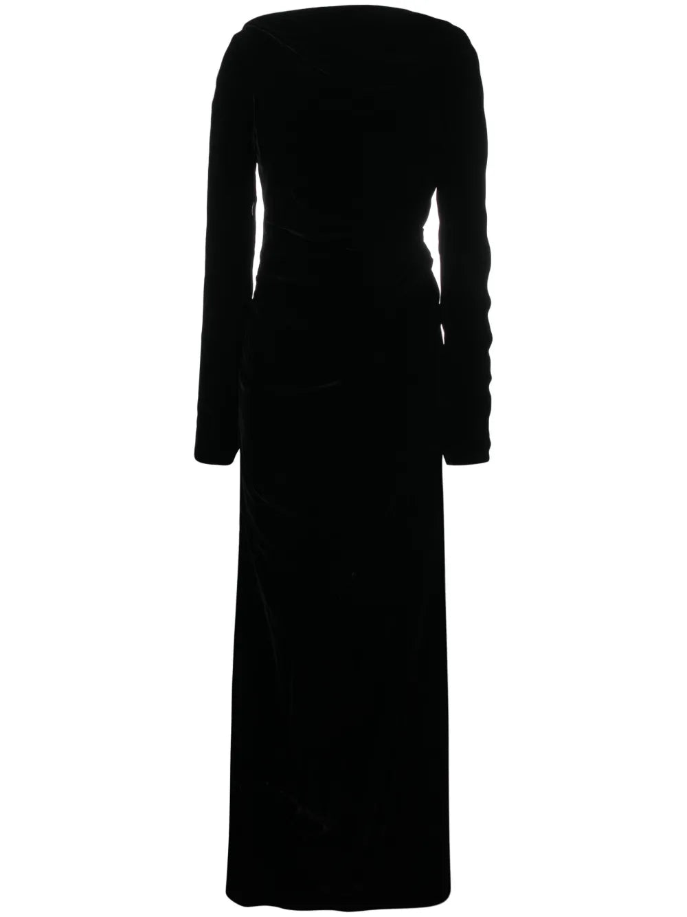 Boat-Neck Maxi Dress
