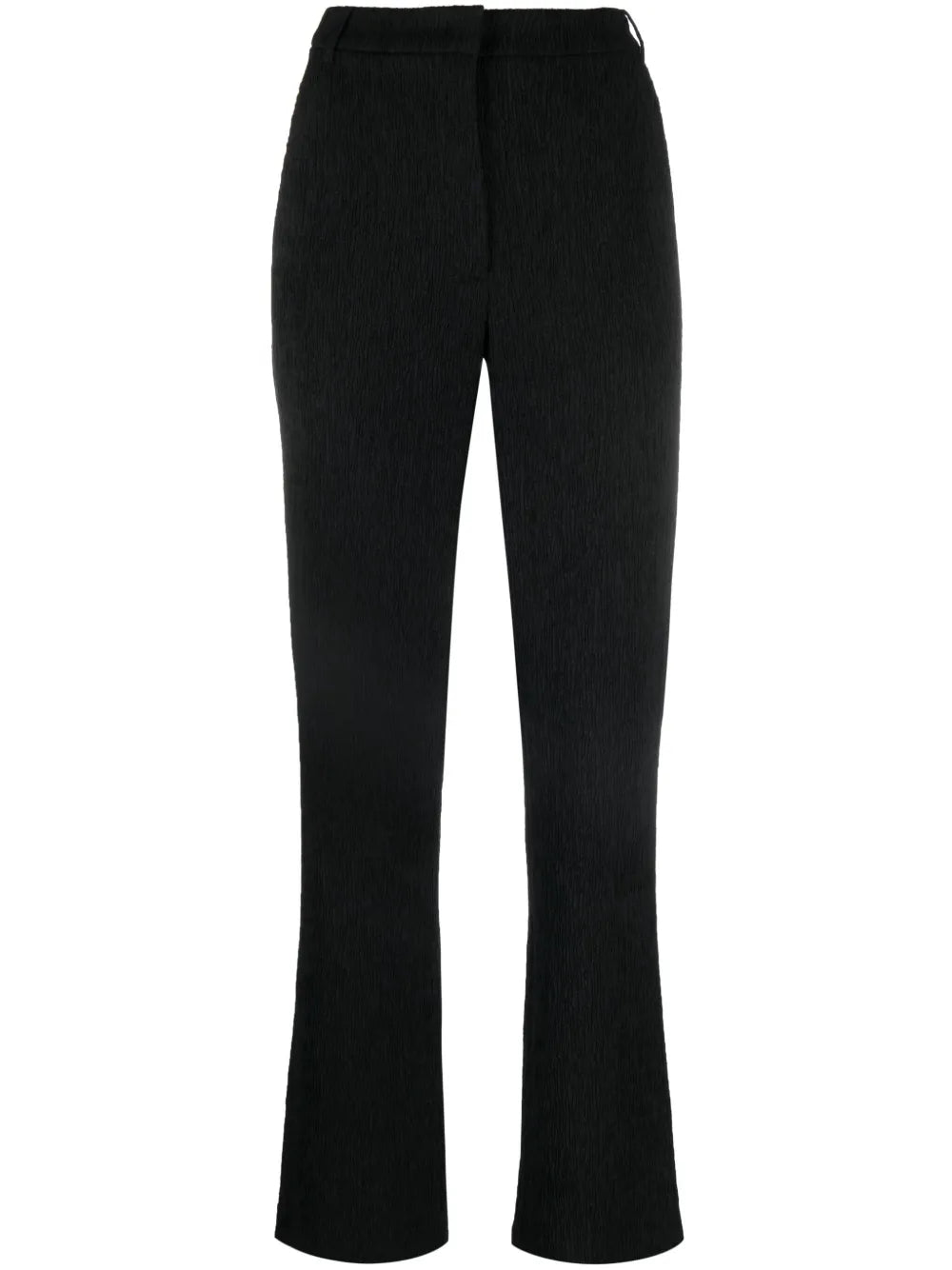 High-Waist Straight-Leg Trousers