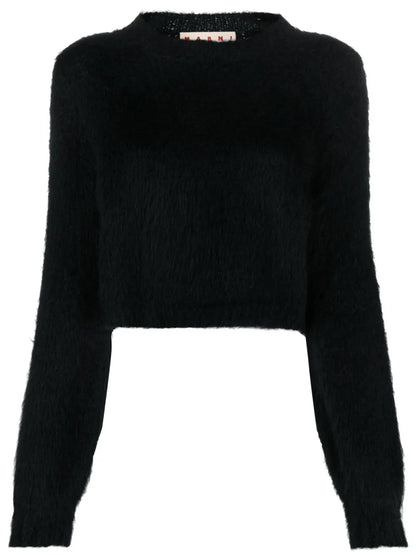 Crew-Neck Brushed Jumper