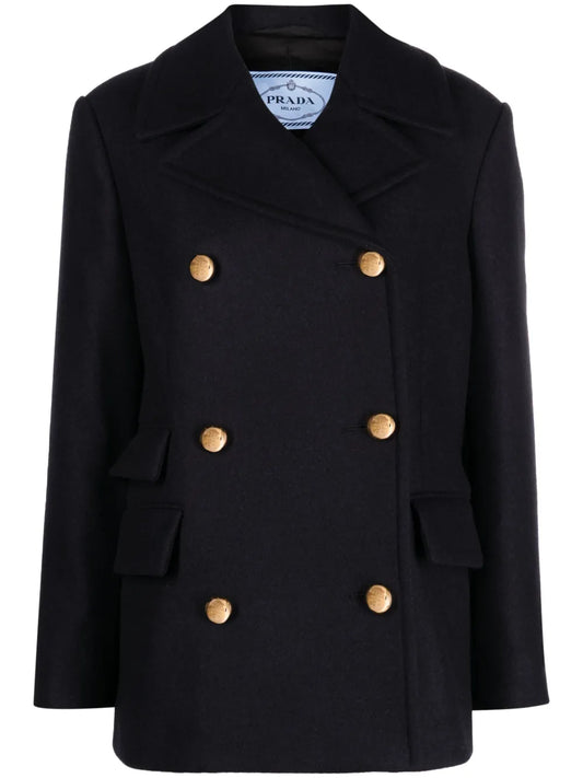 Double-Breasted Wool Jacket