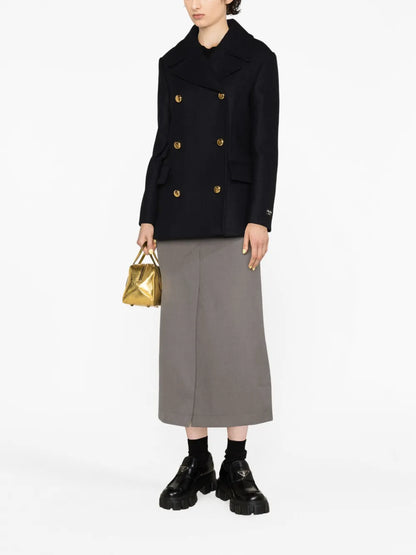 Double-Breasted Wool Jacket