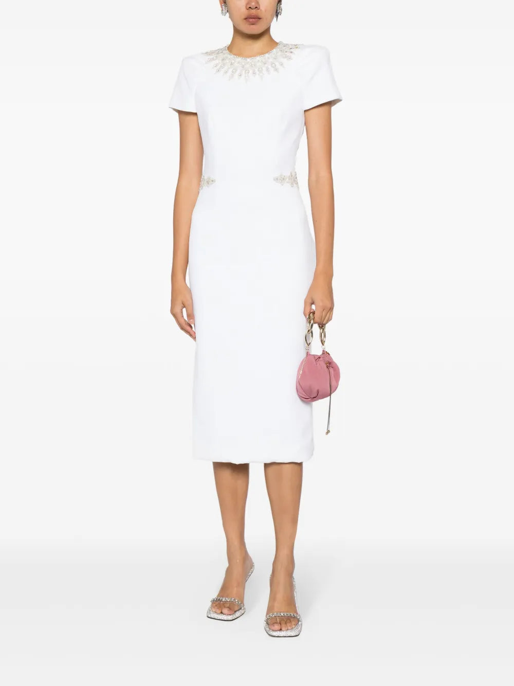 Ines Beaded Midi Dress