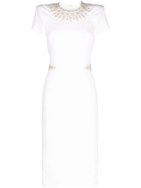 Ines Beaded Midi Dress